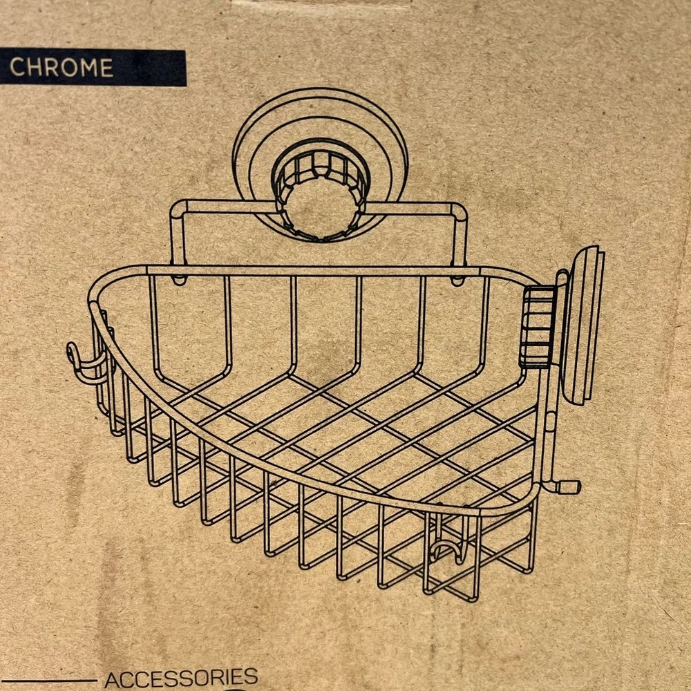 HASKO Chrome Shower Caddy